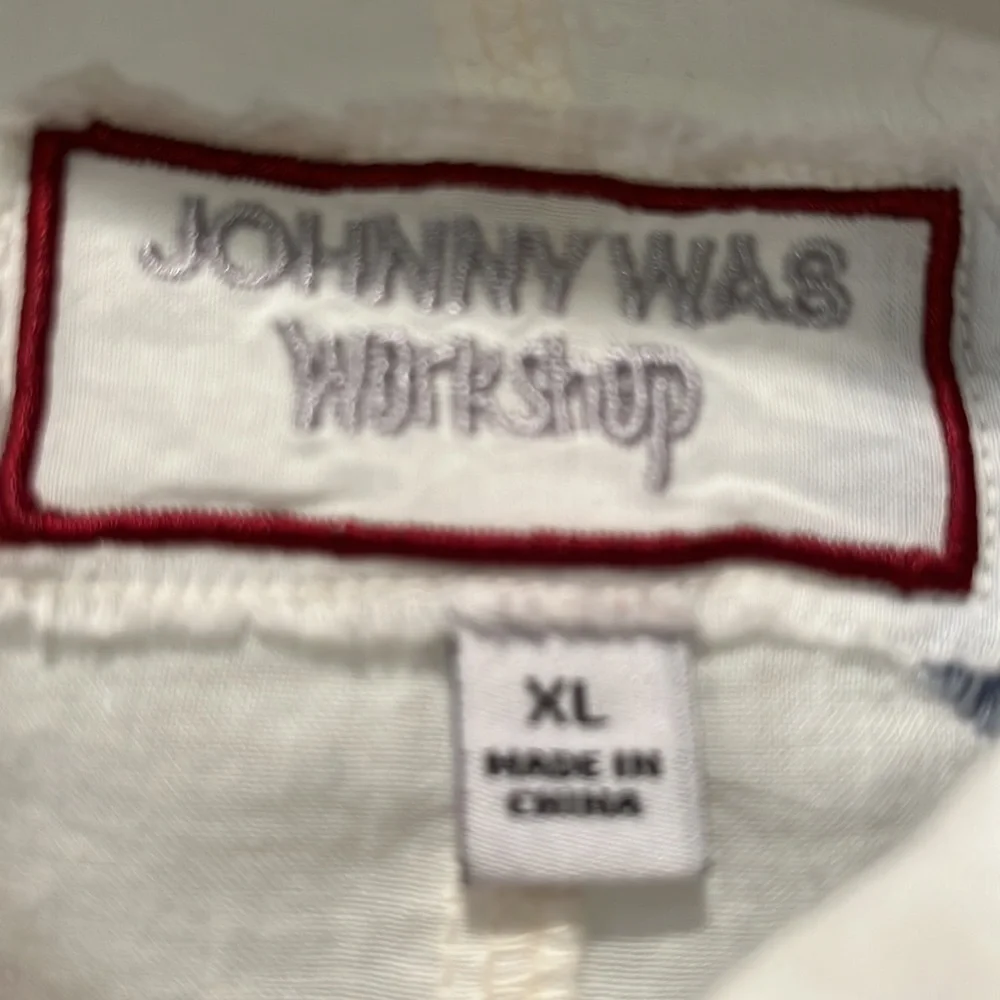 Johnny Was Button down embroidered shirt size XL - Picture 6 of 7